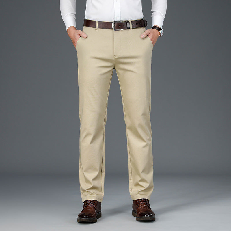 Men's Middle-aged Loose Business Casual Pants