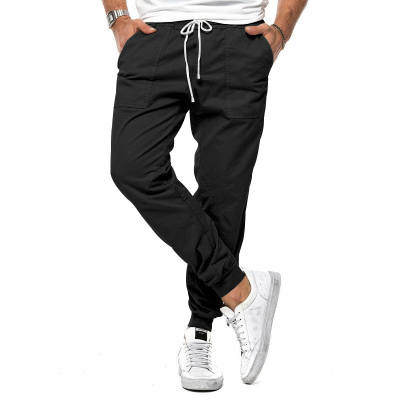 Spring And Autumn Men's Casual Pants Loose Tappered Trousers Leisure Sports Outdoor Overalls